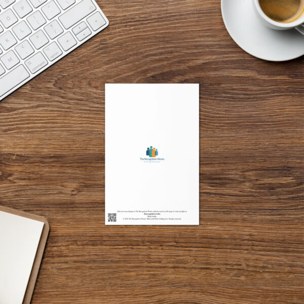 Goal Achieved Greeting Card - Image 3