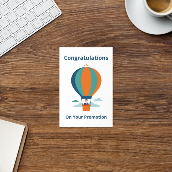 Congratulations On Your Promotion Greeting Card 2 - Image 2