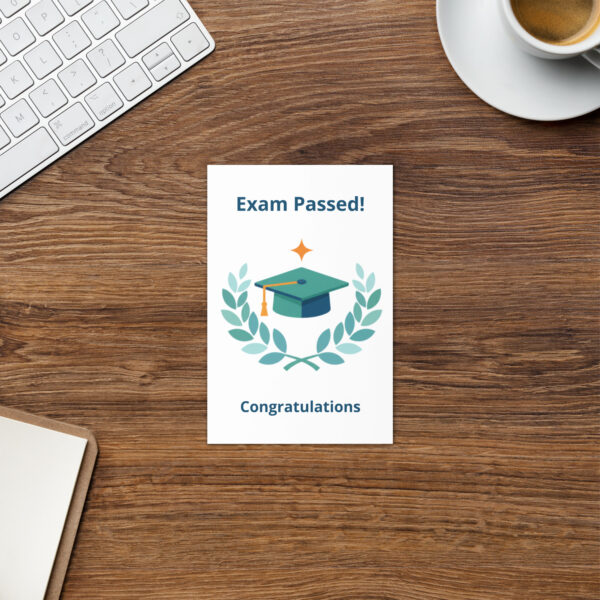 Exam Passed Greeting Card - Image 2