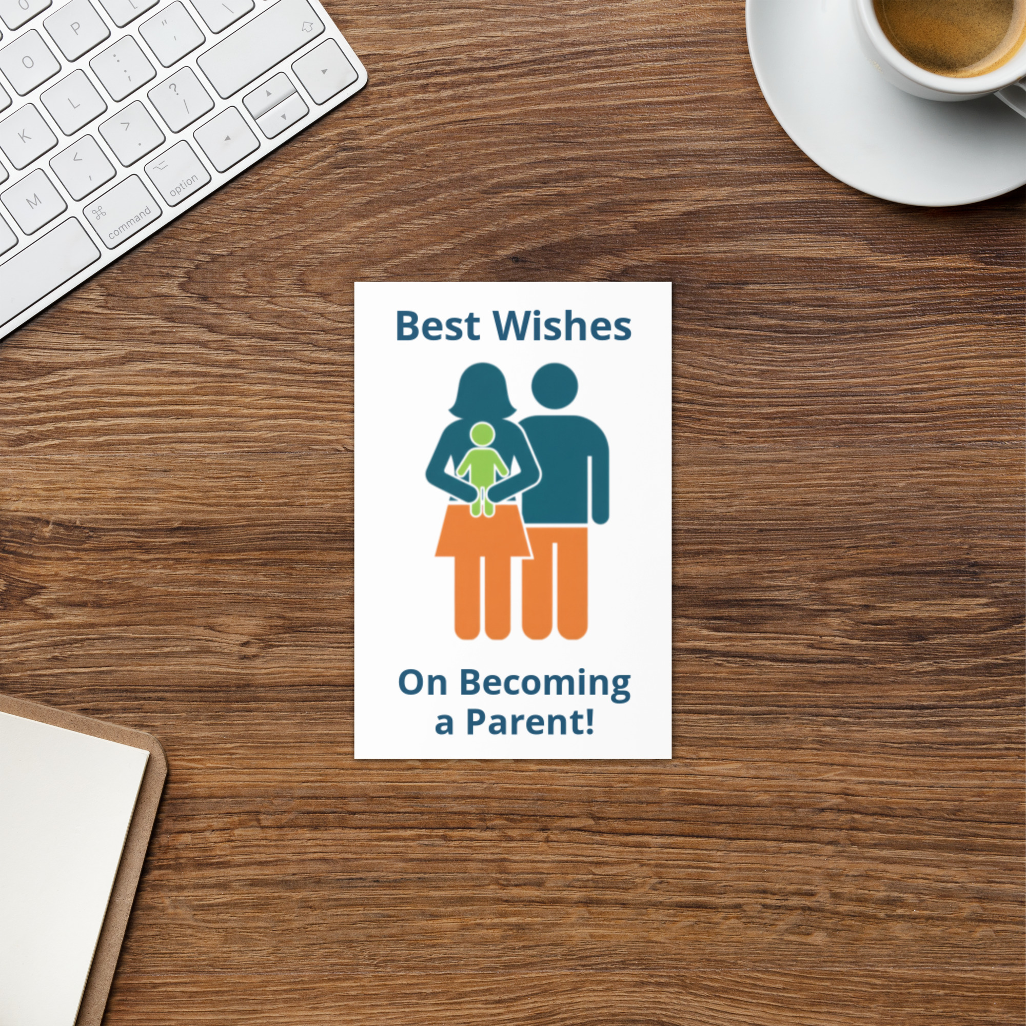 Becoming a Parent Card - New Baby Greeting Card M/F - Image 2