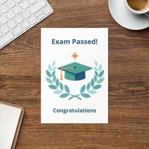 Exam Passed Greeting Card