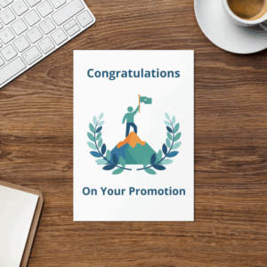 Congratulations on your promotion card