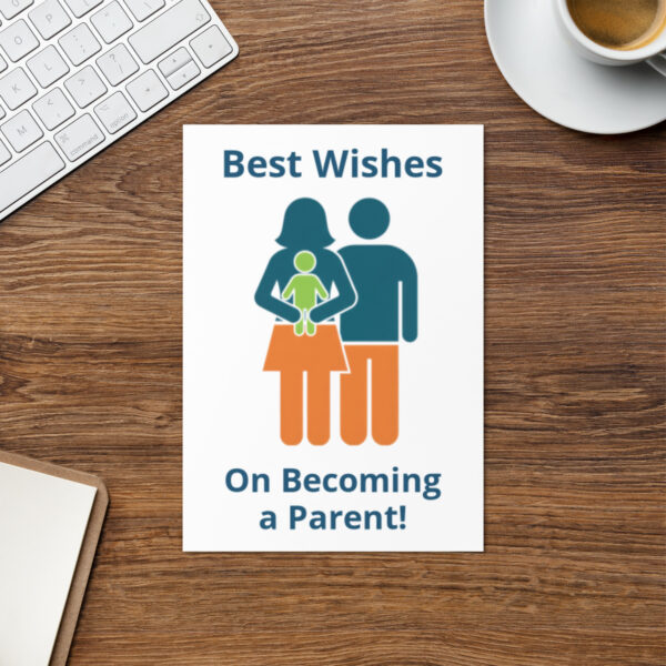 Becoming a Parent Card - New Baby Greeting Card M/F