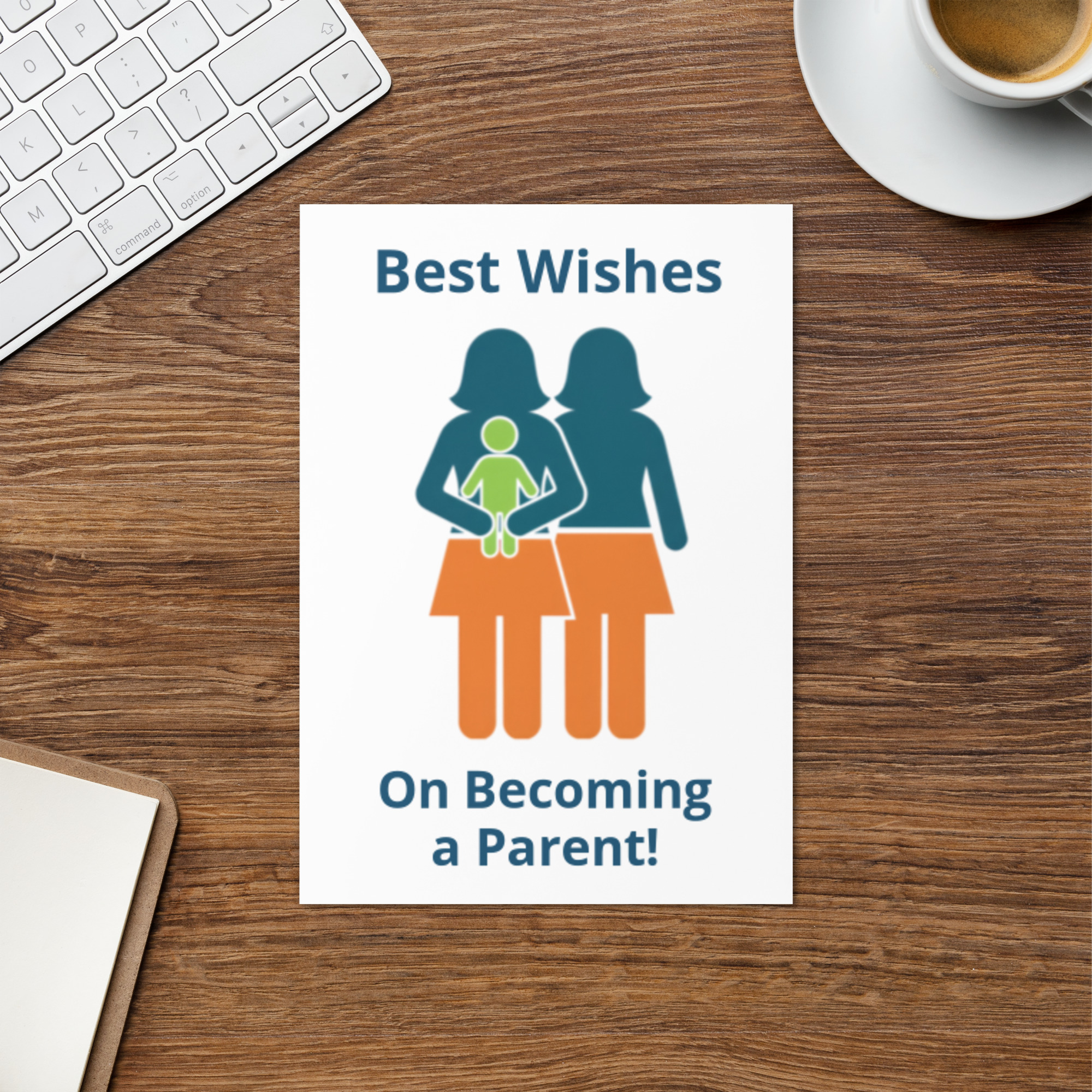 Becoming a Parent Card - New Baby Greeting Card F/F