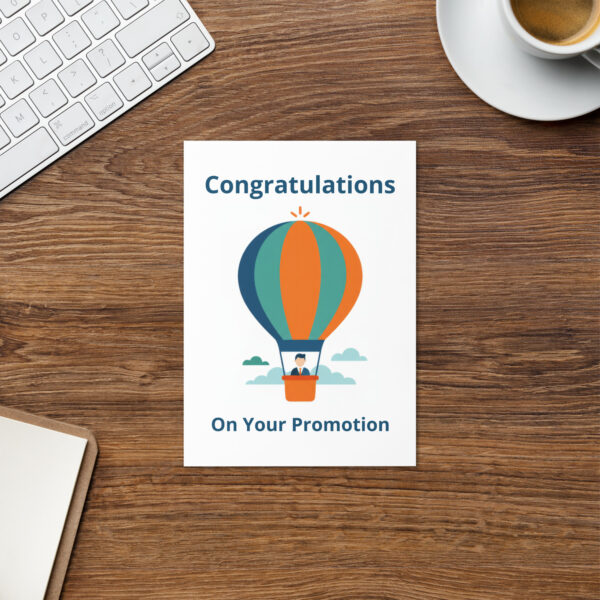 Congratulations On Your Promotion Greeting Card 2 - Image 5