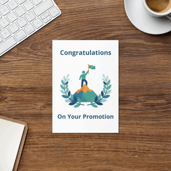 Congratulations On Your Promotion Greeting Card - Image 4