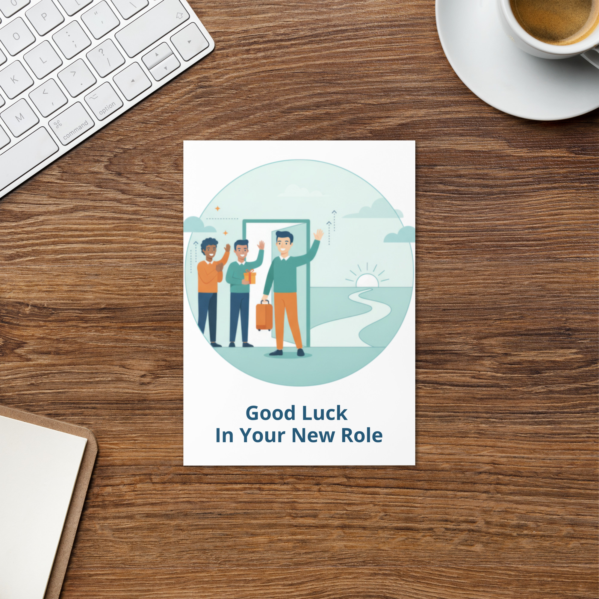 Leaving Card – Good Luck in Your Next Chapter | Workplace Farewell Greeting Card - Image 5